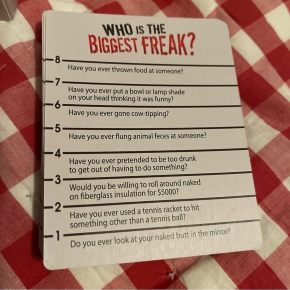 Who's The Biggest Freak? - Adult Party Drinking Card Game - Picture 3 of 5